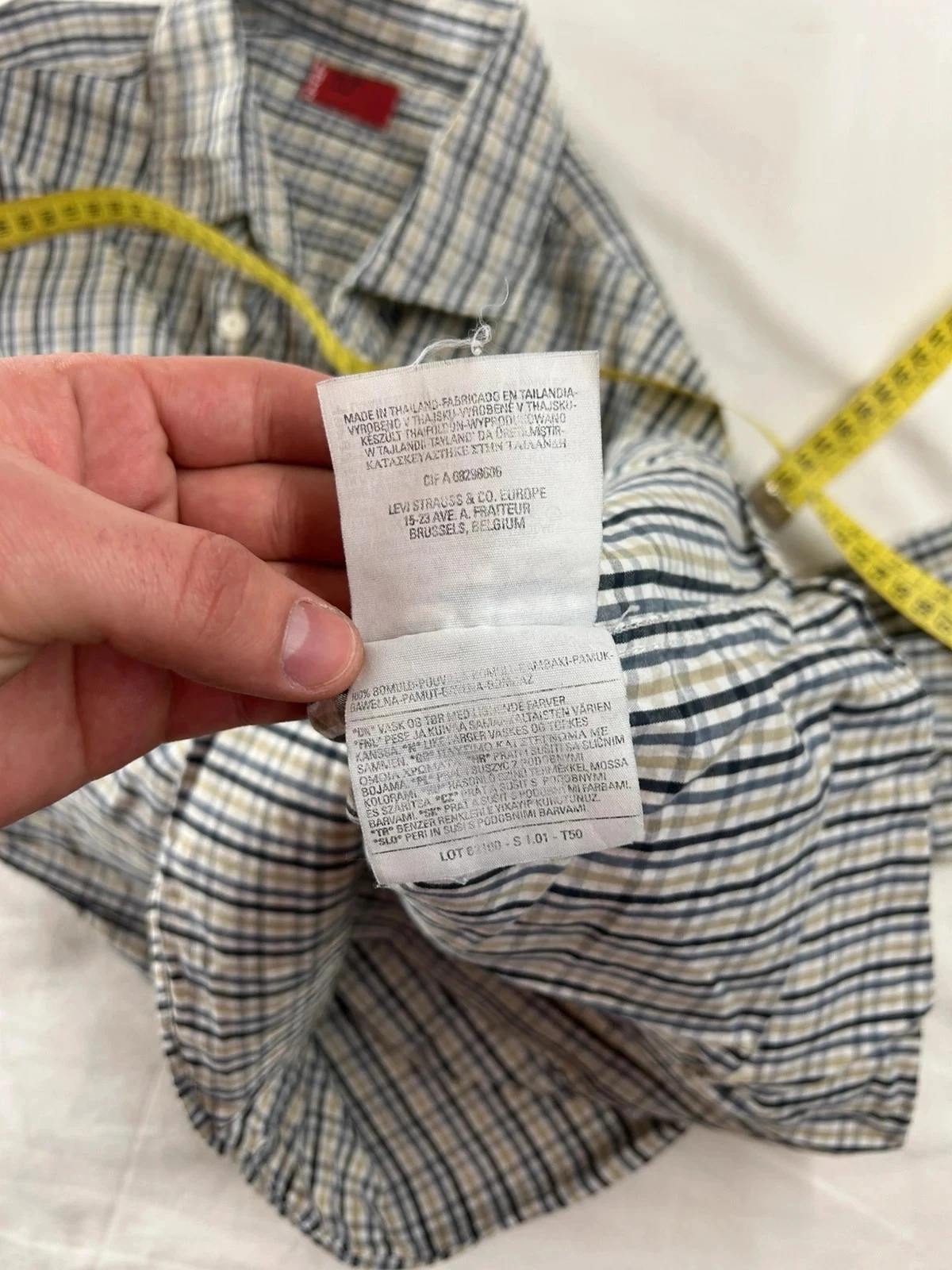 Vintage Levi's plaid shirt – photo 13